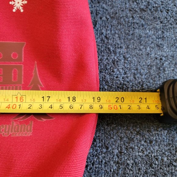 Disneyland 2019 Christmas Holiday Red Mickey & Minnie Tote Bag Disney Parks - Picture 13 of 13